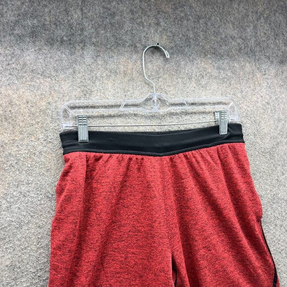 Adidas Shorts Mens Small Red Black Climalite Athletic Training Performance Lined - Picture 8 of 10